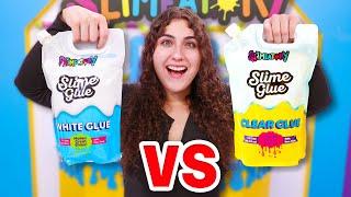 Gallon of slime vs Gallon of slime - Basic Slime vs Cloud Slime!!