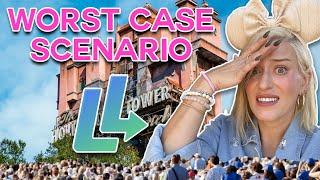 Disney World Lightning Lane Challenge: WORST Case Scenario | Hollywood Studios Holiday Crowds, Tips