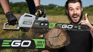 New Tools from EGO! 56V 20" EGO Chainsaw Review