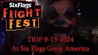 Fright Fest Trip 9-15-2024 At Six Flags Great America