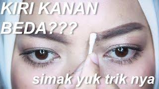 Langkah Membuat Alis | Cara Menyamakan Alis Kiri dan Kanan | Heni aliana