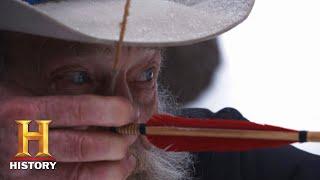 Mountain Men: Tom Builds an Intricate Primitive Bow (Season 10) | History