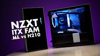 NZXT MINI ITX FAM: H1 AMD vs H210 INTEL