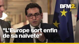 Automobile: Stéphane Séjourné, vice-président de la Commission européenne, présente le plan de l'UE