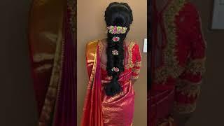 Saree Draping & Hair Do For Bride | The SareeDrapist Chennai By JESI