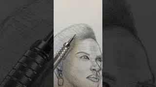 Viola Davis - Quick Sketch ️ Pencil Drawing ️