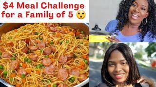 Can $4 feed a Family of 5 in the US? #Cookwith1500 ($4) #SisiYemmieTV Challenge. @SisiYemmieTV