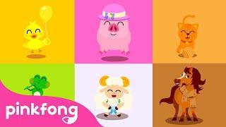 Farm Animal Color Song | Farm Animals Songs | Pinkfong Songs for Kids