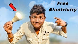 How To Make A Free Electric ️ Bulb  | 100% Working free energy