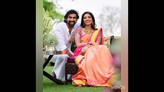 Rana Daggubati with her wife ️