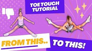 How to DO/IMPROVE your toe touch!- "cheer jump" tutorial