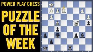 Chess puzzle of the week - Black to play | Ding Liren vs Gukesh | Chess24 online blitz 2021