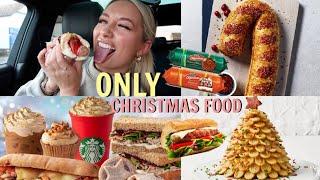 I ONLY ate Christmas foods for 24hours!!