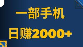 新手快速赚钱项目分享：抖音带货日赚2000！傻瓜式实操分享，一部手机赚钱就可以！