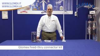 Glomex Feed-Thru Connection Kit for marine antennas