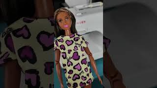 NEW Barbie Fashion Doll Dress #transformation #shorts #barbie #sewing #ytshorts #dolls #doll #toys