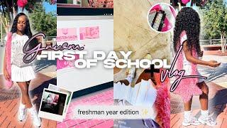 GRWM: FIRST DAY OF SCHOOL + VLOG | College Edition