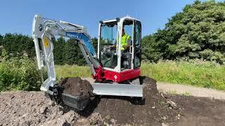 The New Takeuchi TB325R Mini Excavator