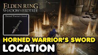 Elden Ring DLC - Horned Warrior's Sword Location (Shadow of The Erdtree Weapon)