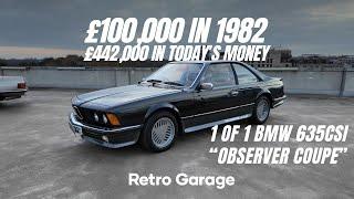 This “Observer Coupe” BMW 635CSI E24 is pure 1980s excess | Retro Garage