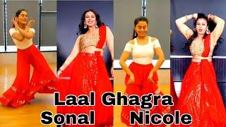 Sonal & Nicole Together - Laa Ghagra dance