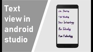 How to use beautiful font style in TextView android studio basic tutorial #Part-1