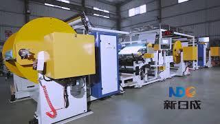 NDC NTH1400 Turret Unwind&Rewind Hot Melt Coating Machine