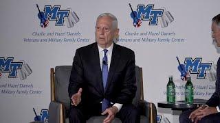 Former Defense Secretary Jim Mattis featured at MTSU Daniels Center Event (Full Program)