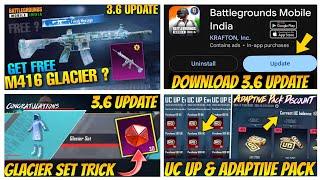 BIG SECRET | M4 Glacier Back In Classic Crate | Glacier Set Trick | How To Update Bgmi 3.6 Update