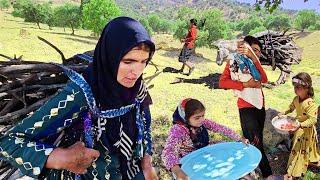 Hardworking nomadic family: Everyone is busy in Akram's house