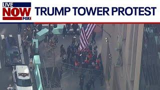 WATCH: Protestors arrested at Trump Tower in New York City