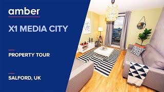 Property Tour | X1 Media City | Best Student Accommodation in Salford | amber