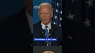 Joe Biden Refers To Kamala Harris As "Vice President Trump" | 10 News First