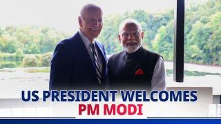 LIVE: US President Biden welcomes PM Modi at his home in Delaware