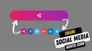 Social Media Icons || Social Media Icons Hover Animation and Effect || Social media HTML CSS