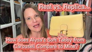 Real or Replica - How does my subscriber's Coach Soft Tabby in Vanilla compare to my authentic one?