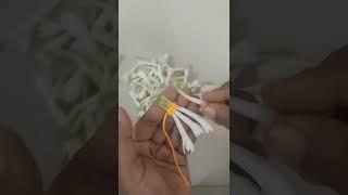 How to tie sampangi flowers.#sampangi Sampangi saram.#shorts .