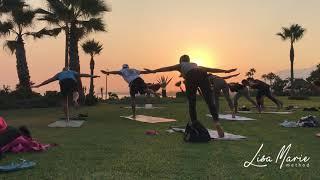 Lisa Teaching Her Yoga & Crystal Bowl Sound Healing in Marbella, She is Now Currently Tulum Mexico.