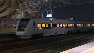 China bullet train CRH1A(Bombardier Regina) nice acceleration inverter sound