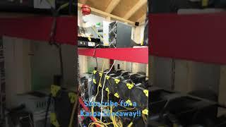 Shed update in the heat plus Kaspa Giveaway! #crypto #bitcoin #cryptocurrencymining #kaspagiveaway