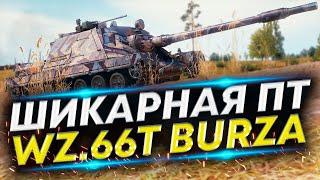 Эта ПТ меня удивила - Wz.66T Burza 2000к чистого опыта