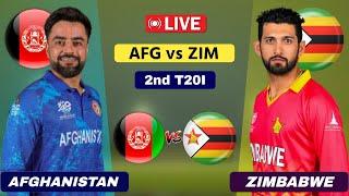 Afghanistan vs Zimbabwe Live - 2nd T20 | AFG vs ZIM Live | Scores and Commentary