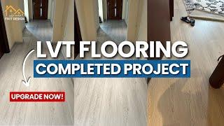 FIXIT Design Completes STUNNING LVT Flooring Project!