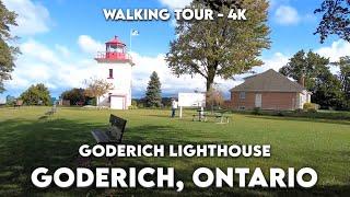 Goderich, Ontario | 4K Goderich Lighthouse Walking Tour: Explore Coastal Beauty  ‍️