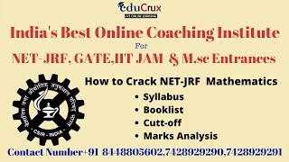 How to crack CSIR -NET JRF || Mathematical Science || Approach & Strategy || Cutt off ||| Educrux