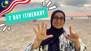 7 DAY TRAVEL ITINERARY IN MALAYSIA! | HOLIDAY 