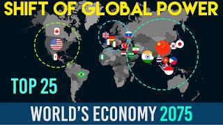 Top 25 Largest Economies in 2075: The Future of Global Power!