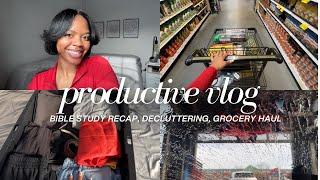 Vlog: Most Productive Month EVER!, Decluttering, New Alarm Clock, Grocery Haul, Planning