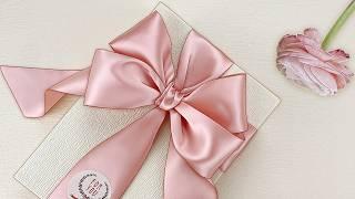 Gift Wrapping｜How to Tie a Perfect Bow / Ribbon Bow Tutorial