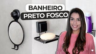 BANHEIRO PRETO FOSCO SEM FUROS E SEM SUJEIRA!